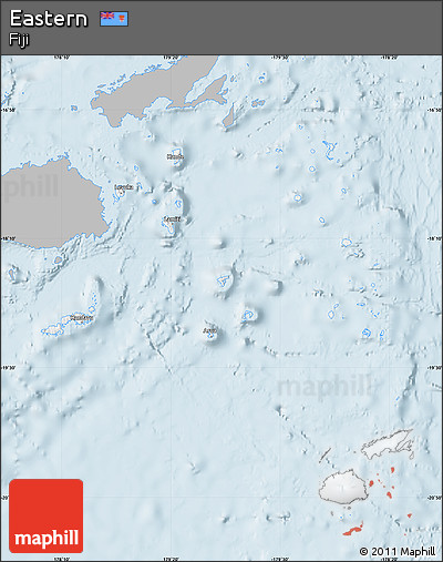 Gray Map of Eastern, single color outside
