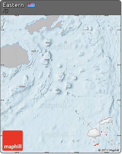 Gray Map of Eastern, single color outside