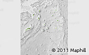 Physical Map of Eastern, lighten, desaturated