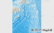 Political Map of Eastern, shaded relief outside