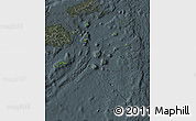 Satellite Map of Eastern, darken, semi-desaturated