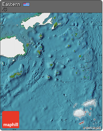 Satellite Map of Eastern, single color outside