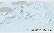 Gray Panoramic Map of Eastern, single color outside