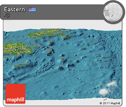Satellite Panoramic Map of Eastern