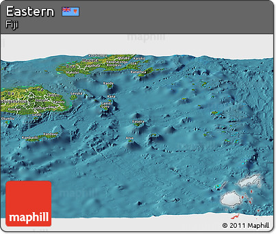 Satellite Panoramic Map of Eastern