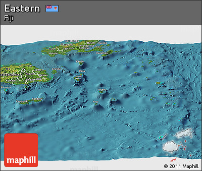 Satellite Panoramic Map of Eastern