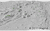 Satellite Panoramic Map of Eastern, lighten, desaturated
