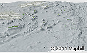 Satellite Panoramic Map of Eastern, lighten, semi-desaturated