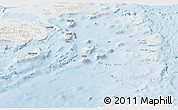 Shaded Relief Panoramic Map of Eastern, lighten