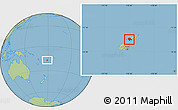 Savanna Style Location Map of Bua