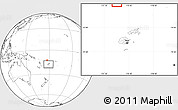 Blank Location Map of Rotuma, within the entire country