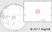 Blank Location Map of Rotuma, highlighted country