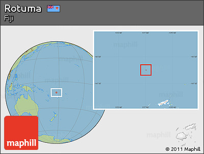 Savanna Style Location Map of Rotuma, highlighted country