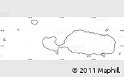 Blank Simple Map of Rotuma, cropped outside, no labels