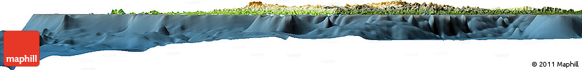 Physical Horizon Map of Western, darken