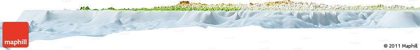 Physical Horizon Map of Western, lighten