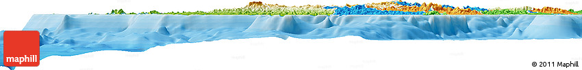 Physical Horizon Map of Western, political outside