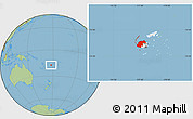 Savanna Style Location Map of Western, highlighted country