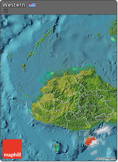 Satellite Map of Western