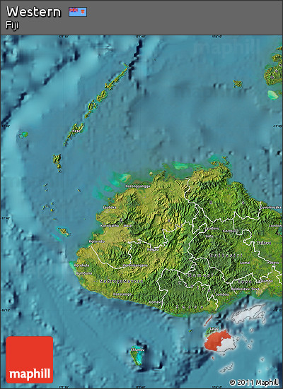 Satellite Map of Western