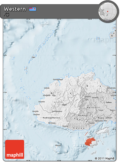 Silver Style Map of Western