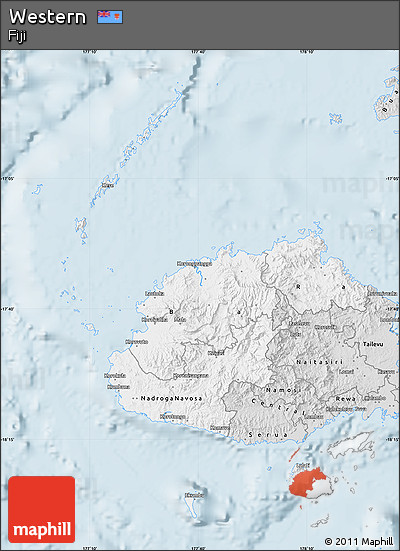 Silver Style Map of Western