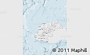 Silver Style Map of Western, single color outside