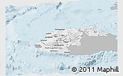 Gray Panoramic Map of Western, single color outside