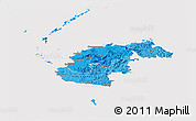 Political Shades Panoramic Map of Western, cropped outside