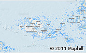 Classic Style 3D Map of Ahvenanmaa