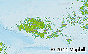 Physical 3D Map of Ahvenanmaa