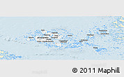 Classic Style Panoramic Map of Ahvenanmaa, single color outside