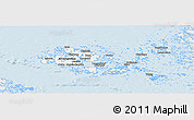 Silver Style Panoramic Map of Ahvenanmaa, single color outside