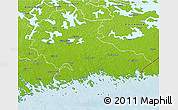 Physical 3D Map of Kymenlaakso