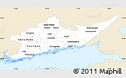 Classic Style Simple Map of Etelä-Suomi, single color outside