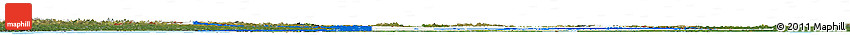Flag Horizon Map of Finland, satellite outside, bathymetry sea, flag centered