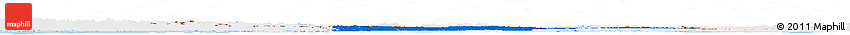 Flag Horizon Map of Finland, single color outside, bathymetry sea, shaded relief sea, flag rotated