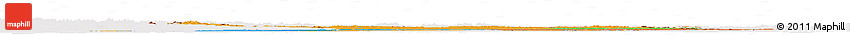 Political Horizon Map of Finland, cropped outside