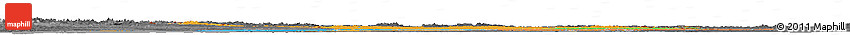 Political Horizon Map of Finland, darken, desaturated
