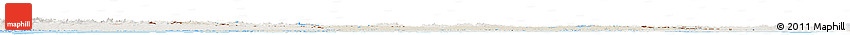 Shaded Relief Horizon Map of Finland, lighten, land only