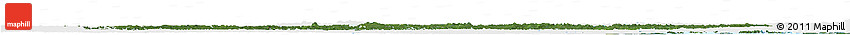 Satellite Horizon Map of Itä-Suomi, single color outside