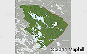Satellite 3D Map of Pohjois-Karjala, lighten, semi-desaturated