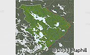 Satellite 3D Map of Pohjois-Karjala, semi-desaturated