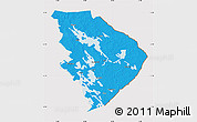 Political Map of Pohjois-Karjala, cropped outside