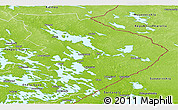 Physical Panoramic Map of Pohjois-Karjala