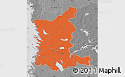 Political Map of Satakunta, desaturated