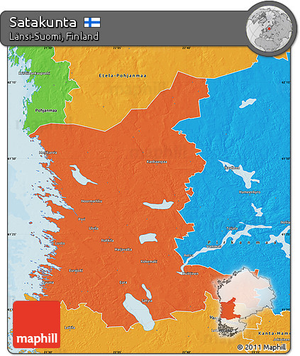 Political Map of Satakunta