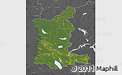 Satellite Map of Satakunta, desaturated