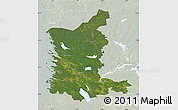 Satellite Map of Satakunta, lighten