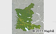 Satellite Map of Satakunta, lighten, semi-desaturated